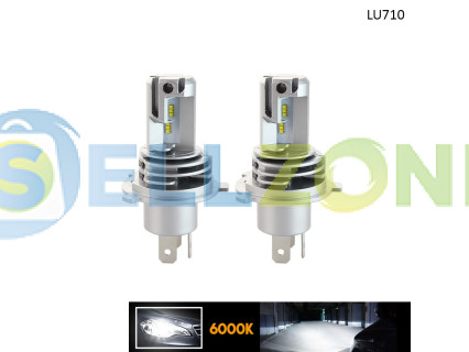Συμπαγείς λαμπτήρες LED H4 – 6000K, χωρίς ανεμιστήρα, 35W – LU710